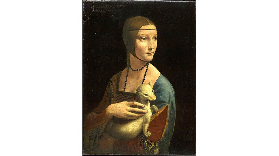 Леонардо да Винчи. &quot;Дама с горностаем&quot;, 1483-1490 годы 
