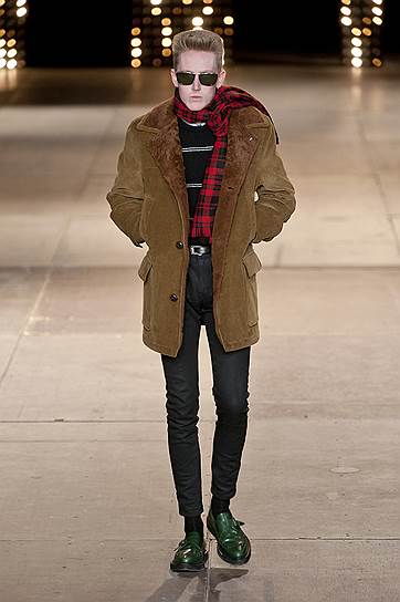 Показ мужской коллекции Saint Laurent  «осень-зима 2014/15»