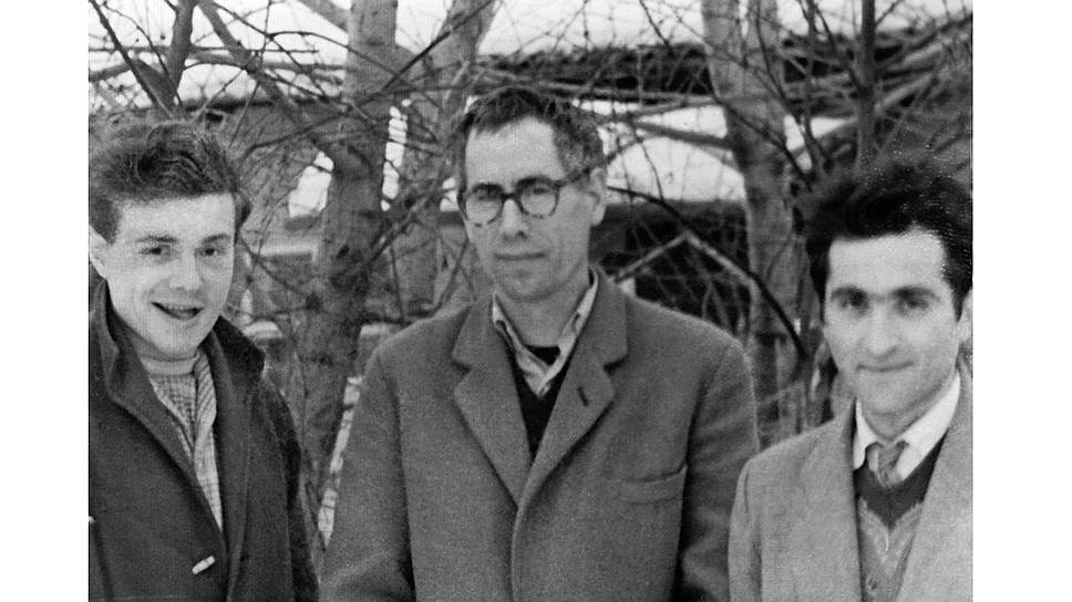 Слева направо: Всеволод Некрасов, Игорь Холин и Генрих Сапгир, 1960-е годы