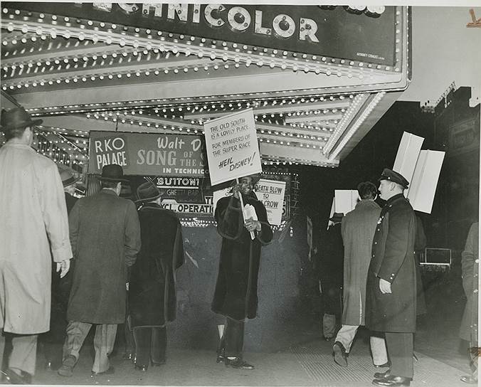 Демонстрация против фильма «Песня Юга», Нью-Йорк, 1946
