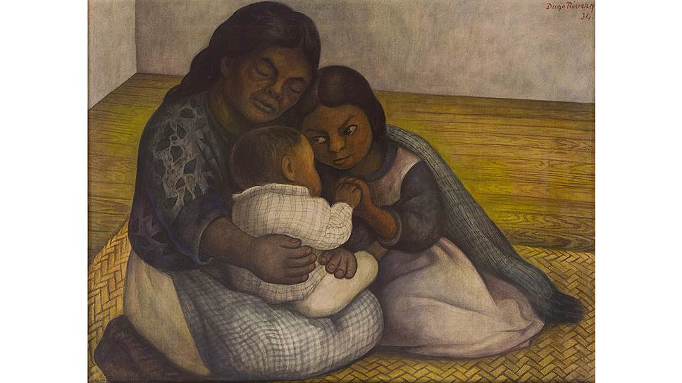Диего Ривера. «Семья», 1934