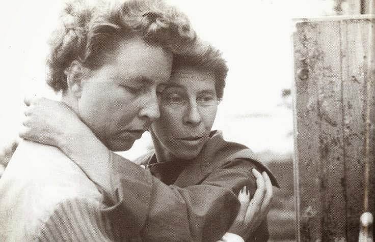 Туве Янссон и Вивика Бандлер, 1950
