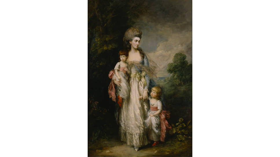 «Миссис Элизабет Муди с сыновьями Самуилом и Томасом», около 1779