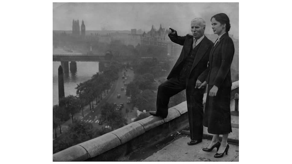 Чарли и Уна Чаплин в Лондоне, 1952