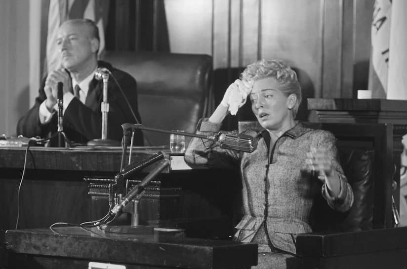 Лана Тёрнер в зале суда, 1958