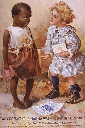 Рекламный постер «Почему твоя мама не моет тебя мылом Fairy?», 1875