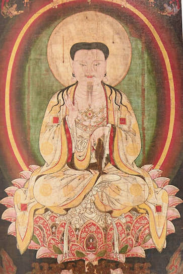 Икона с изображением Мани. Южный Китай, XIV - XV века

