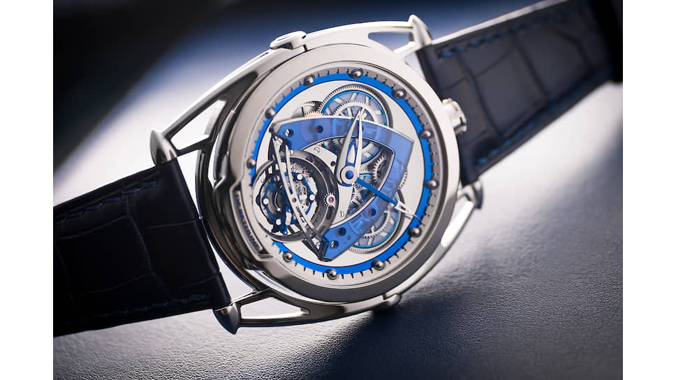 De Bethune Steel Wheels Sapphire Tourbillon 