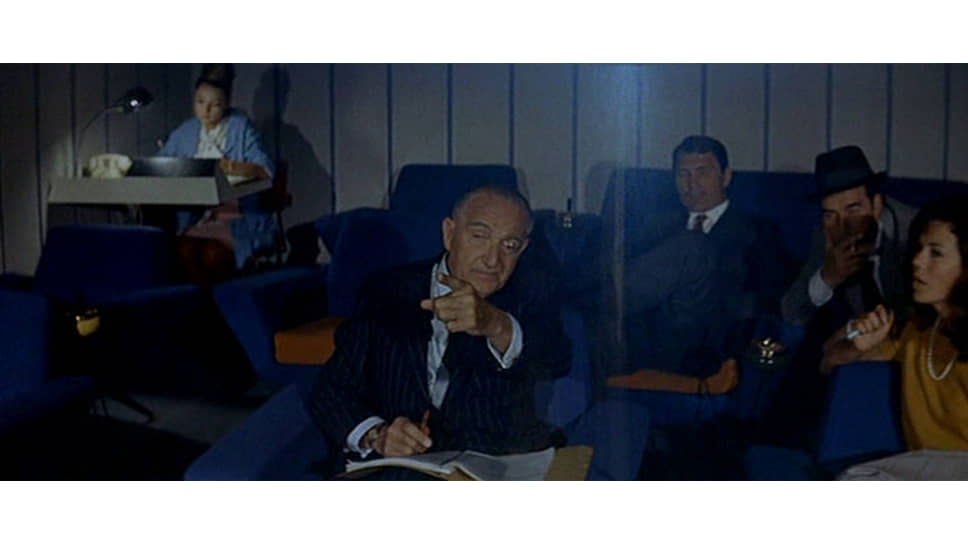 Фриц Ланг в фильме Годара «Презрение», 1963
