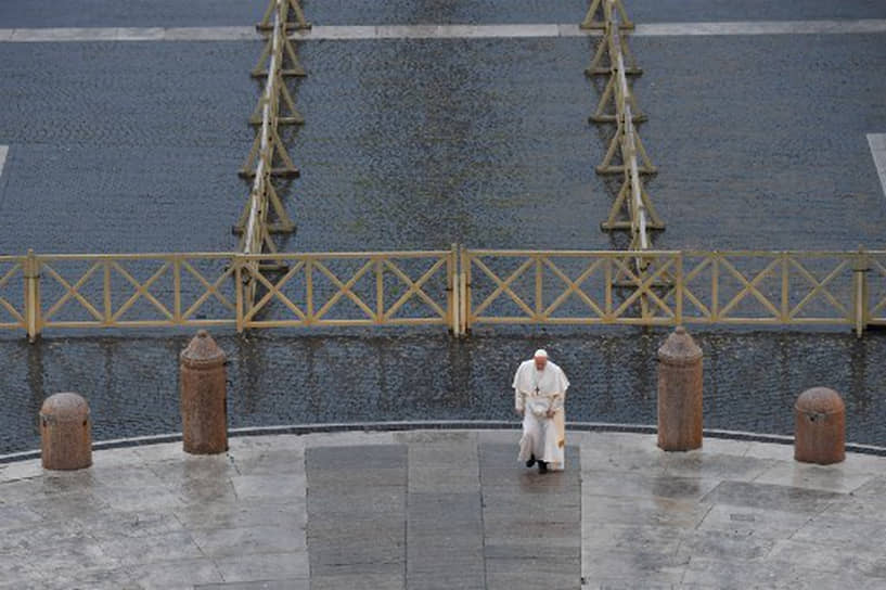 Папа римский Франциск, 27 марта 2020 
