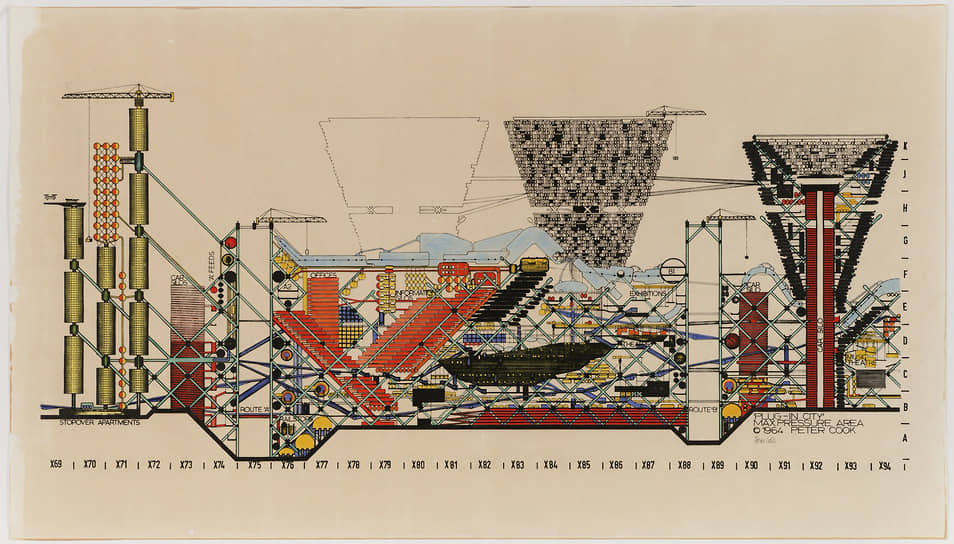 Питер Кук. Проект города Подключение, 1964