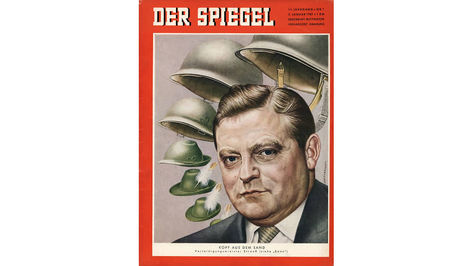 Обложка Der Spiegel, 2 января 1957 

