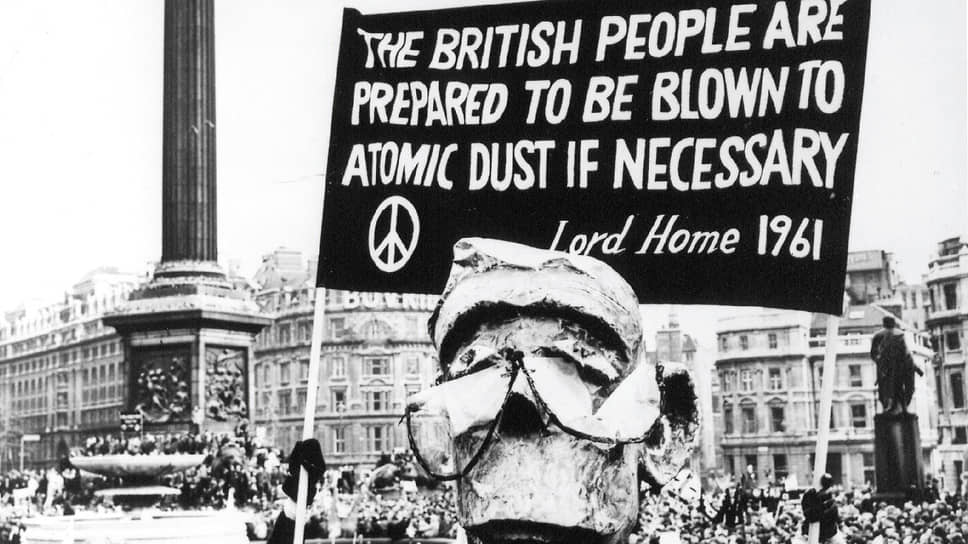 Митинг против ядерного оружия. Лондон, 1963 