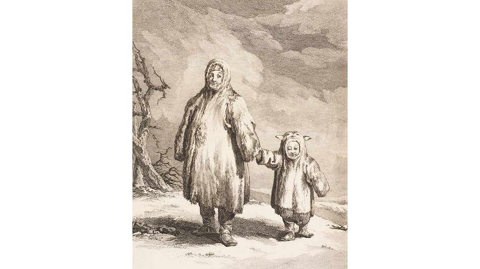 Иллюстрации Жан-Батиста Лепренса из первого издания «Путешествия в Сибирь по приказу короля в 1761 году» Жана Шаппа д’Отероша, 1768