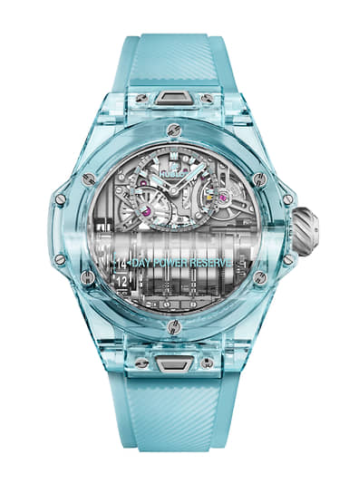 Hublot Big Bang MP-11 Power Reserve 14 Days Water Blue Sapphire 45 mm