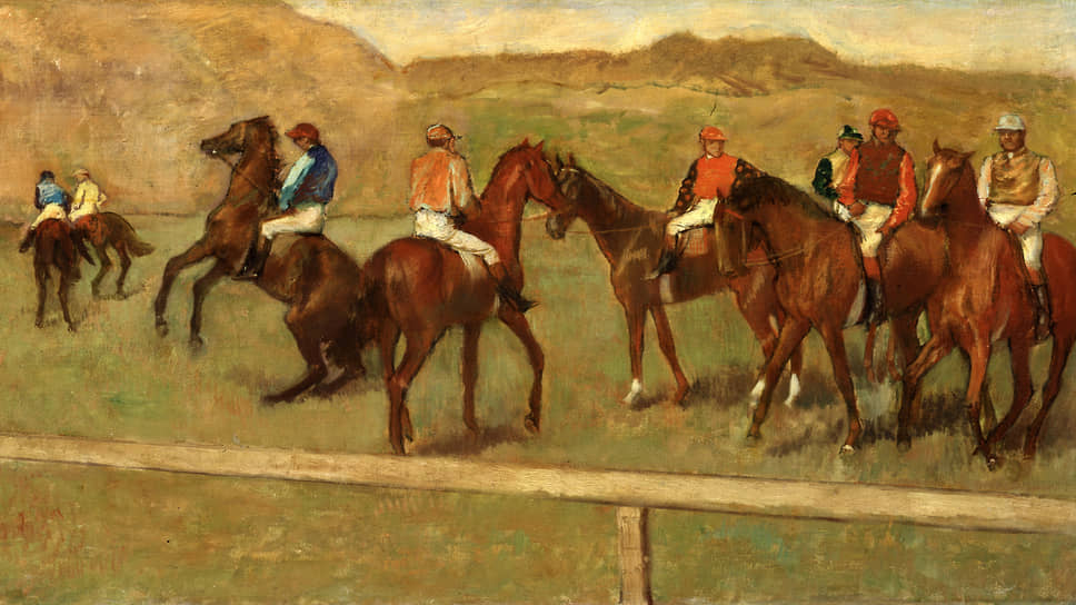 Из собрания Бюрле. Эдгар Дега. «Перед забегом», 1882–1884