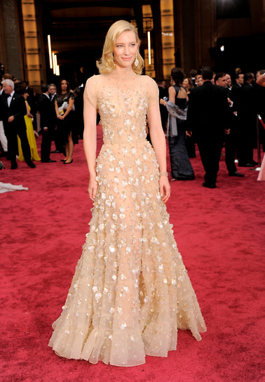 Актриса Кейт Бланшетт на церемонии вручения премии «Оскар» в Лос-Анджелесе, 2014 год