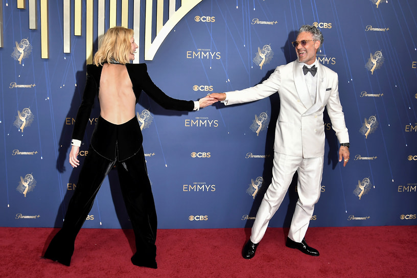 Актриса Кейт Бланшетт и режиссер Тайка Вайтити