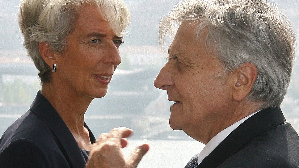 Под руководством Кристин Лагард (слева) МВФ решил взять на себя функции по спасению Европы от финансового кризиса на деньги США, Китая и других стран 
