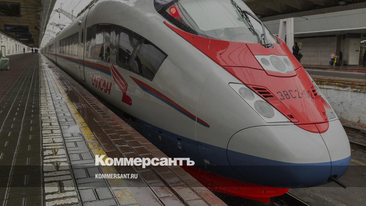 Скоростной поезд москва с петербург