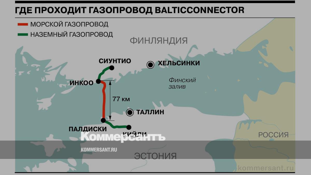 Balticconnector: что за газопровод и что с ним случилось - Коммерсантъ