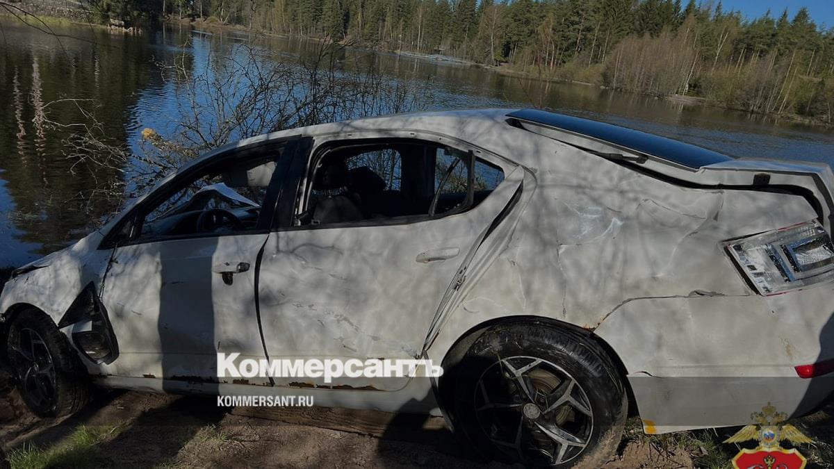 Двое подростков погибли при падении машины в реку под Петербургом –  Коммерсантъ Санкт-Петербург