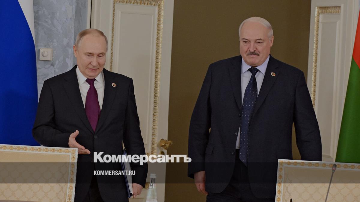 Путин посетит с двухдневным визитом Минск и проведет переговоры с Лукашенко  – Коммерсантъ