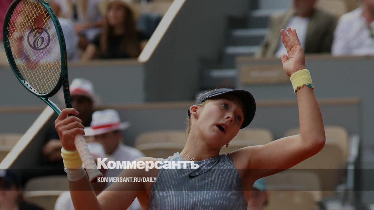 Мирра Андреева проиграла в полуфинале Roland Garros итальянке Джасмин  Паолини