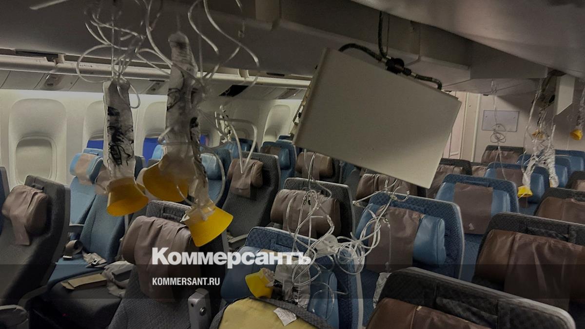 Singapore Airlines заплатит попавшим в турбулентность пассажирам –  Коммерсантъ