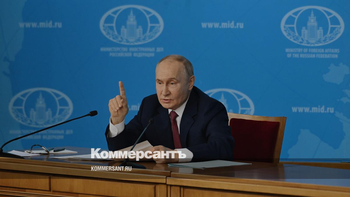 Путин объяснил примером Косово право ДНР и ЛНР выйти из Украины –  Коммерсантъ