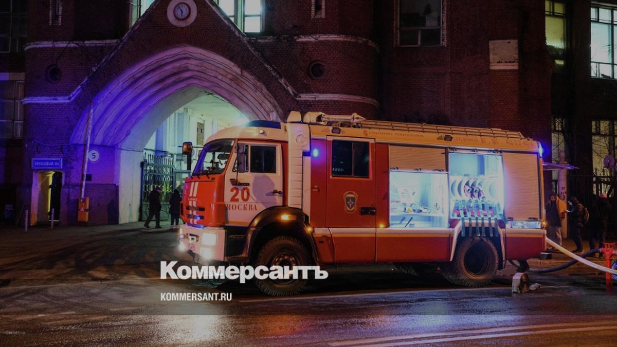 В здании Электрозавода в Москве произошел пожар