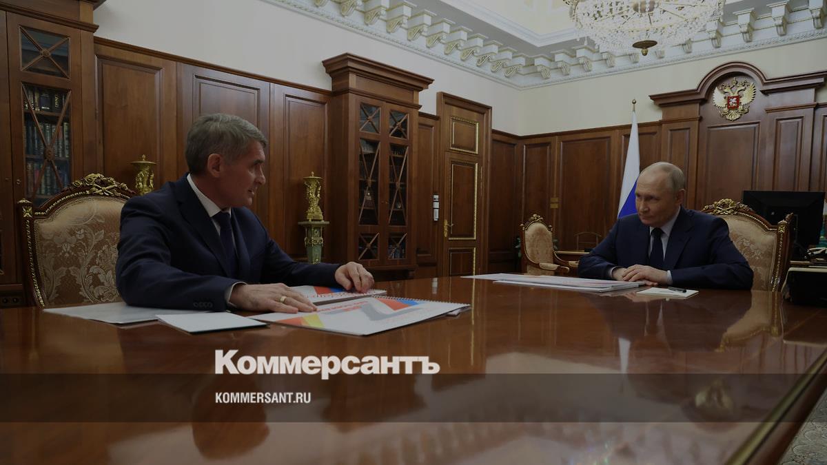 Путин провел встречу с главой Чувашии и поддержал его выдвижение на новый срок