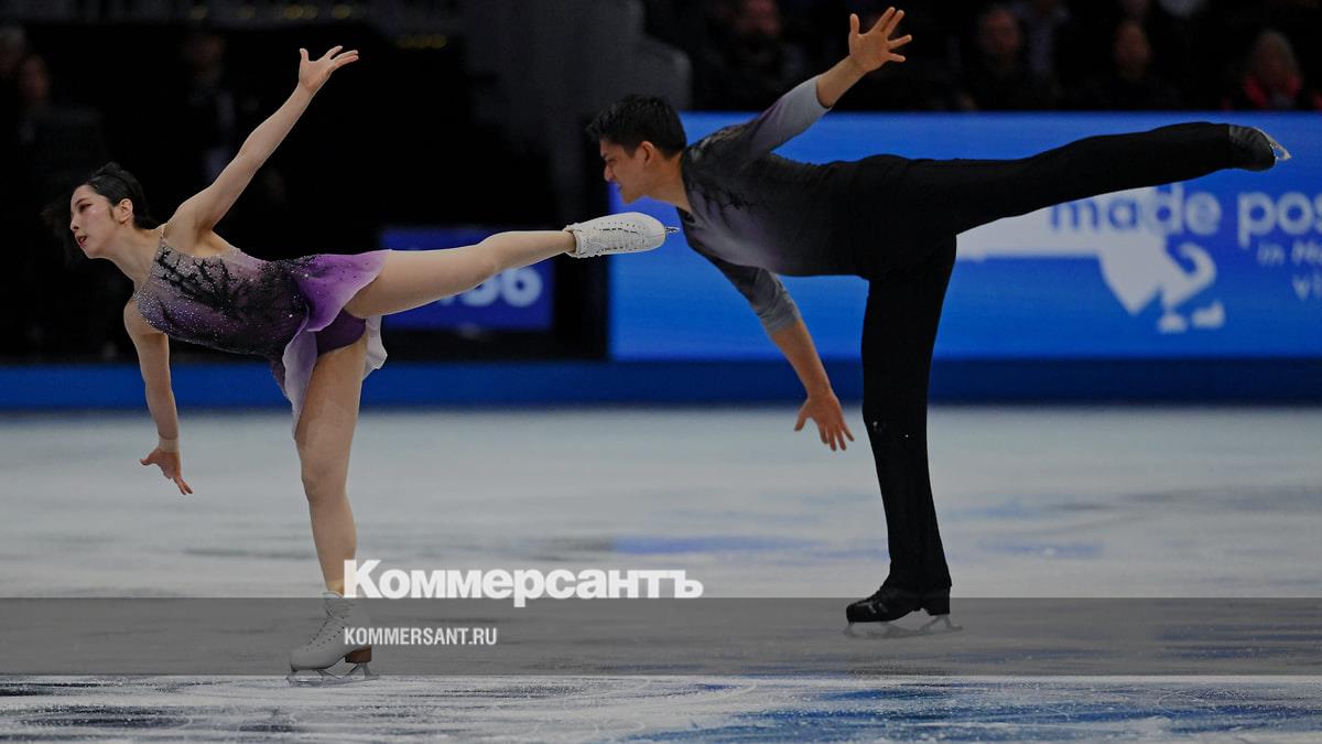 Японский дуэт Миура/Кихара выиграл короткую программу на чемпионате мира по фигурному катанию