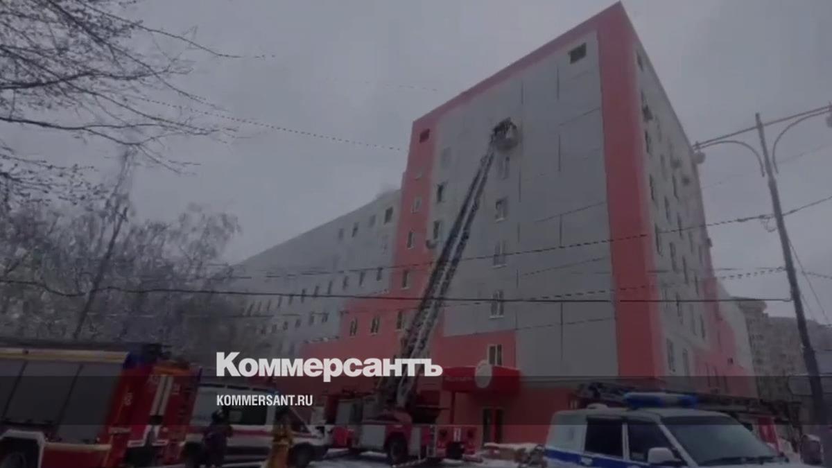 В Москве из-за пожара в роддоме эвакуировали 39 человек