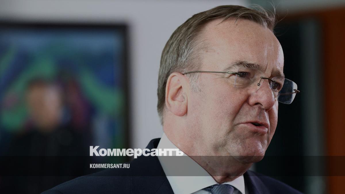 Bild: Писториус сохранит пост главы Минобороны Германии