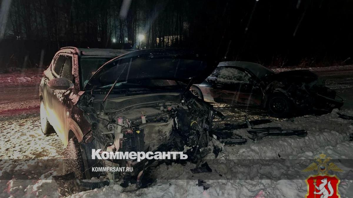 На Урале после аварии Toyota и Kia госпитализировали ребенка в тяжелом состоянии